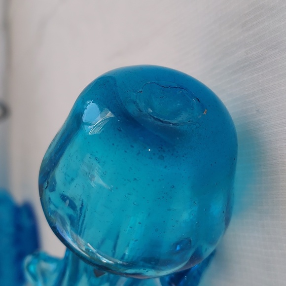 Vintage hand blown glass Mini vase creamer pitcher - Picture 5 of 13